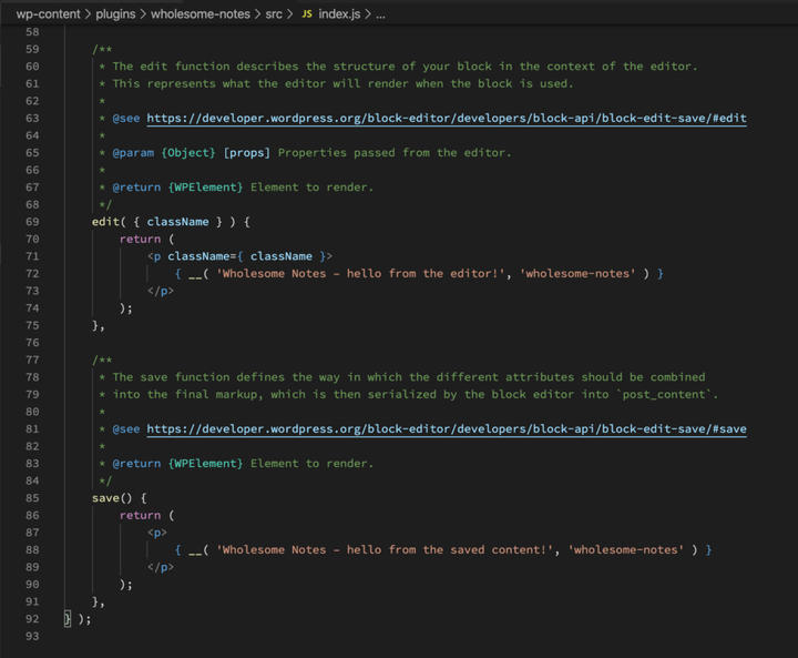 Una descripción general del script de creación de bloques de WordPress