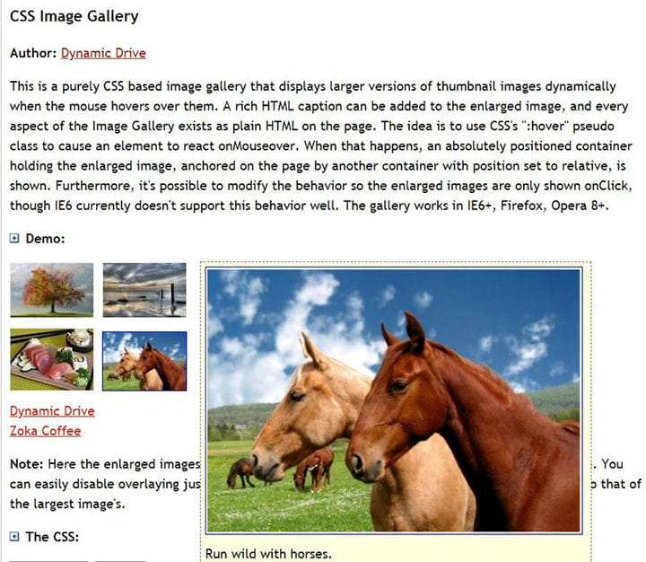 Beispiele für CSS-Bildergalerien, die Sie auf Ihrer Website verwenden können