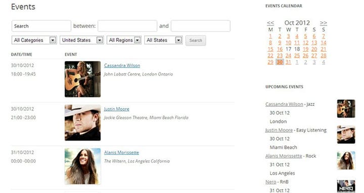 Los mejores complementos de eventos de WordPress para su sitio web