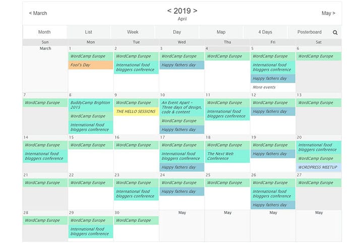Los mejores complementos de eventos de WordPress para su sitio web