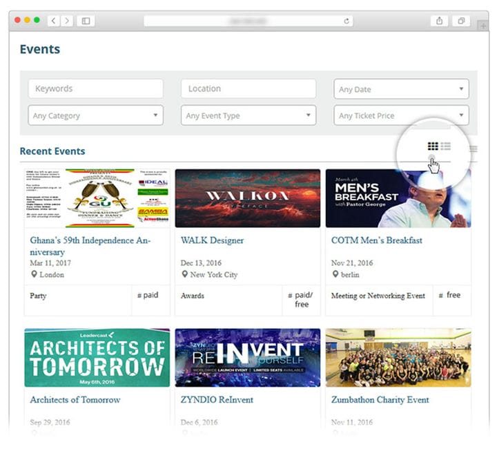 Top Notch WordPress Event Registration Plugin Exempel