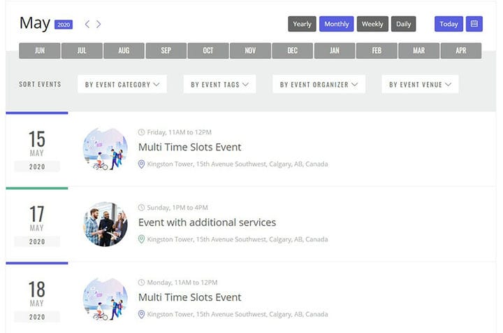Top Notch WordPress Event Registration Plugin Exempel