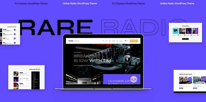 Obtenez un thème WordPress de station de radio à partir de cette sélection