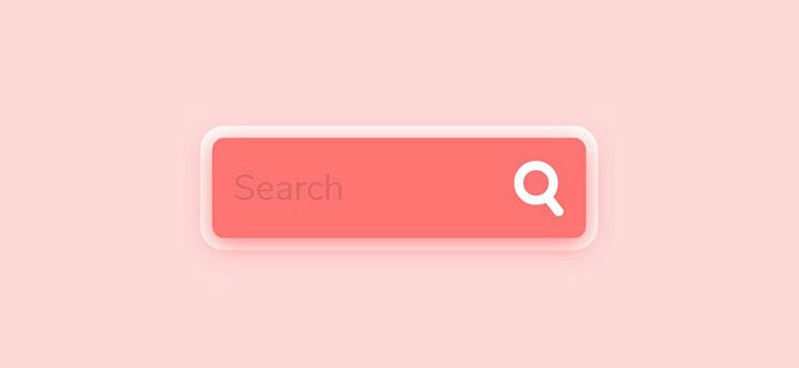 Дизайн вікна пошуку HTML на основі CSS для покращення пошуку на сайті