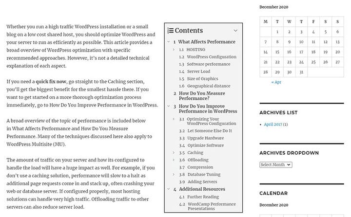 De bästa WordPress-plugins för innehållsförteckningen för din webbplats