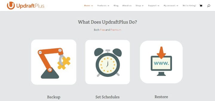 Parhaat Wordpress Backup Plugin -vaihtoehdot