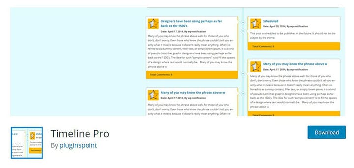 Варіанти плагінів часової шкали WordPress, які виглядають чудово
