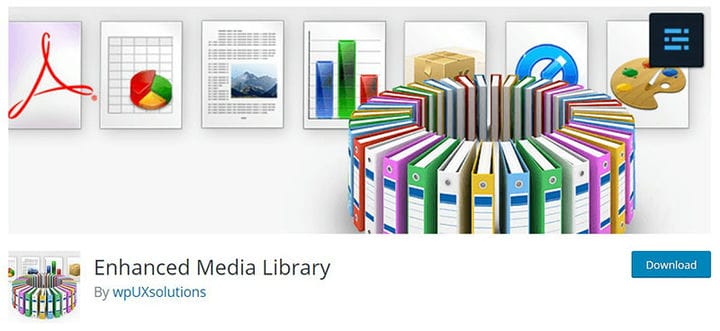 Opcje wtyczki biblioteki multimediów WordPress dla folderów multimediów