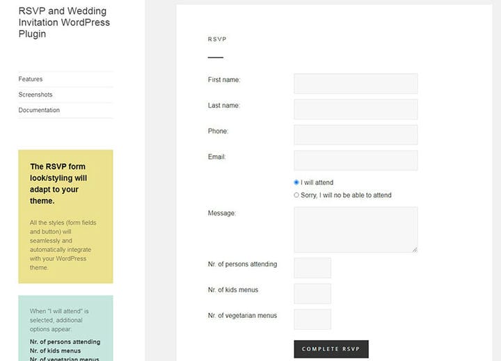 Die besten WordPress-RSVP-Plugin-Beispiele da draußen