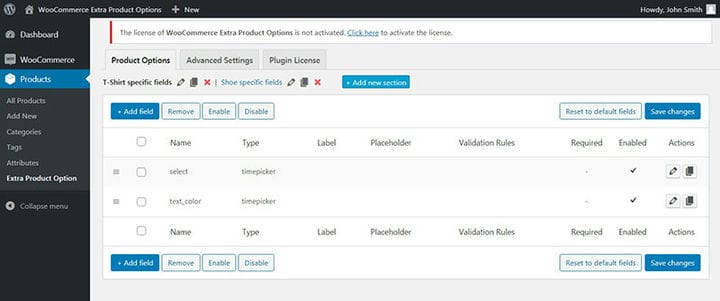 I migliori plugin per opzioni di prodotti extra WooCommerce
